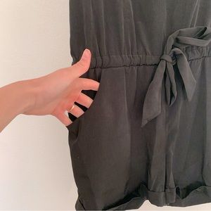 J. Crew Black Romper